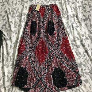 MICHAEL Michael Kors- res pleated maxi skirt
